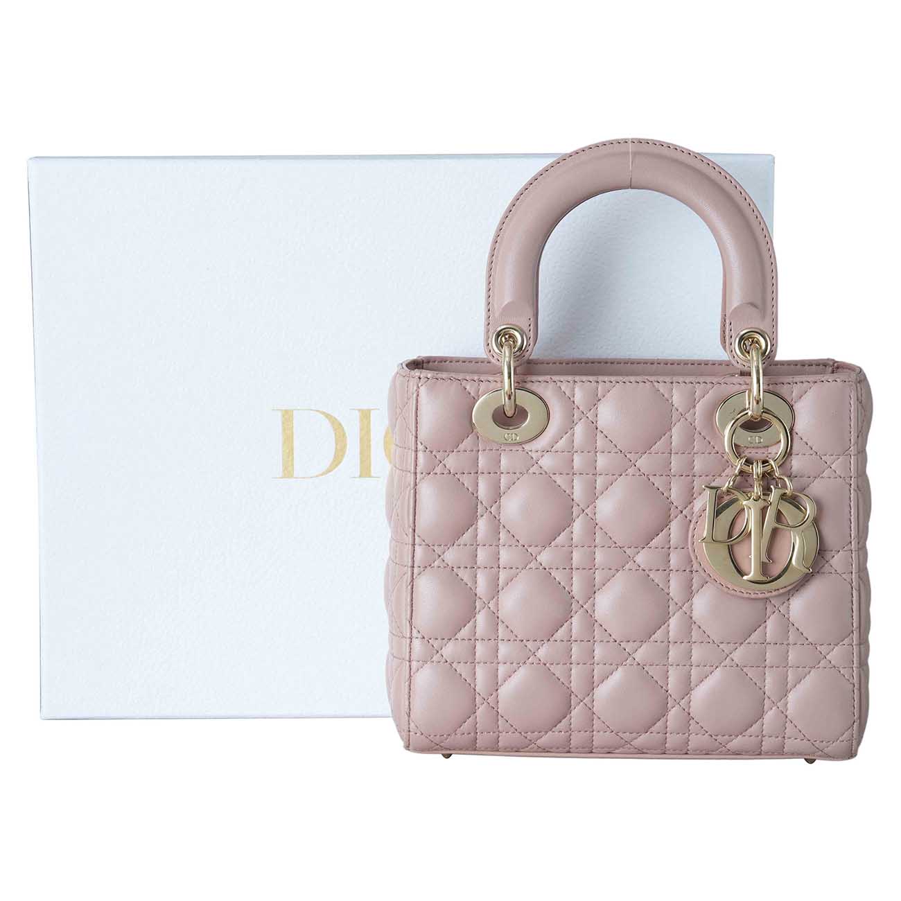 CHRISTIAN DIOR(USED)크리스찬디올 레이디디올 스몰 토트 겸 숄더백
